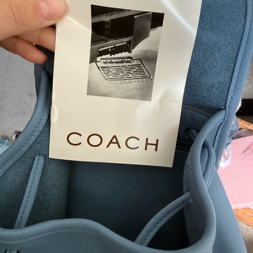 Rare Vintage Coach Leather Mini Backpack – Made in Costa Rica - 1997 - Picture 6 of 8